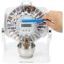 e-Pill MedTime Station – Locked Automatic Pill Dispenser with Tipper Base - Clear Lid