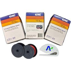 General Ribbon GRC Universal Ribbon E201-NTBR, Bundle of 3-Black/Red Ribbons, EPC/ERC