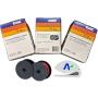 General Ribbon GRC Universal Ribbon E201-NTBR, Bundle of 3-Black/Red Ribbons, EPC/ERC