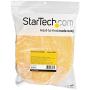 StarTech.com 100ft Hook and Loop Roll - Cut-to-Size Reusable Cable Ties - Bulk Industrial Wire Fastener Tape/Adjustable Fabric Wraps Yellow/Resuable Self Gripping Cable Management Straps (HKLP100YW)