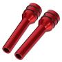 Qiilu 2 pcs Car Lock Knobs, Universal Car Truck Aluminum Interior Door Lock Knob Pins Cover(Red) Qiilu 2 pcs Car Lock Knobs, Universal Car Truck Aluminum Interior Door Lock Knob Pins Cover(Red)