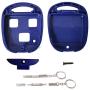 New Key Fob Shell Replacement for Lexus New 3 Buttons Upgraded Keyless Entry Smart Remote Control Car Key Fob Shell with Multi-Function Screwdriver Fit for Lexus GS GX is LS LX RX SC (Blue)