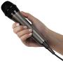 Singing Machine SMM-205 Unidirectional Dynamic Microphone with 10 Ft. Cord,Black