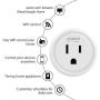 Mini Smart Plug Gosund Wifi Outlet Works with Alexa Google Assistant, No Hub Required, ETL and FCC Listed Only 2.4GHz Wifi Enabled Remote Control Wifi Smart Socket