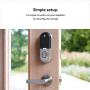 Google Nest x Yale Lock - Tamper-Proof Smart Lock for Keyless Entry - Keypad Deadbolt Lock for Front Door - Works with Nest Secure Alarm System - Polished Brass