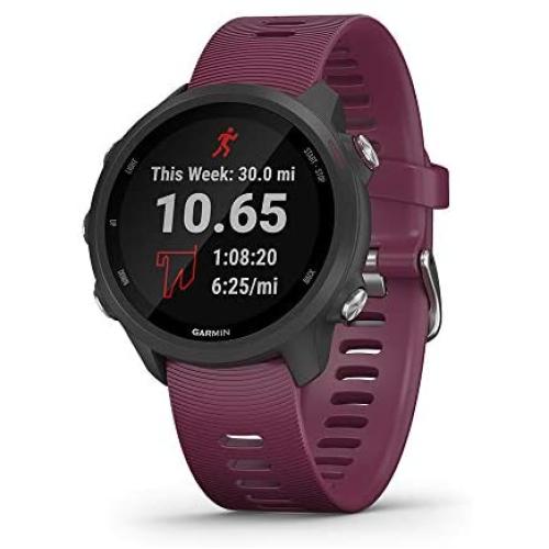 Garmin Forerunner 245, GPS Running Smartwatch with Advanced Dynamics, Berry