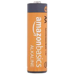 Amazon Basics 100 Pack AA High-Performance Alkaline Batteries, 10-Year Shelf Life, Easy to Open Value Pack