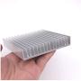 Awxlumv Aluminum Heatsink 100 x 100 x 18mm / 3.94 x 3.94x 0.71 Inch Heat Sinks Radiator for Circuit Board and Transistor Semiconductor Devices with 16 pcs fins - Sliver