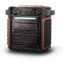 ION Audio Raptor | Ultra-Portable 100-Watt Wireless Water-Resistant Speaker with 75-Hour Rechargeable Battery, Bluetooth Streaming, AM/FM Radio and Multi-Color Light Bar