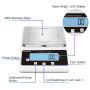 Hochoice Accuracy:0.1g Laboratory Digital Analytical Balance High-Precision Electronic Scales Industrial Scale Jewelry Scales Strain Sensor Square pan(MAX Capacity:5000g, Accuracy:0.1g)