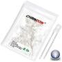 Chanzon 100 pcs 3mm White Diffused LED Diode Lights (Frosted Lens Round DC 3V 20mA) Lighting Bulb Lamps Electronics Components Indicator Light Emitting Diodes