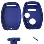 for Honda Key Fob Shell,Replacement Key Shell Housing Keyless Entry Remote Honda Key Fob with Stickers Fit for Honda Accord Crosstour Civic CR-V CR-Z Fit Odyssey (2+1 Buttons, 1 Black+1 Blue)