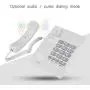 Corded Telephone Wired Desktop Wall Mount Telephone Landline Phone for Home Hotel Office