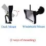 Wireless Backup Camera and 4.3'' Monitor Parking System Kit Windshield Built-in Receiver Night Vision Multifunction Switch Button for Car Vehicle Truck RV Camper Trailer 30-60 Feet Range 12-24V
