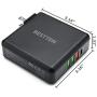 BESTTEN 61W USB Wall Charger Adapter with Type-C Power Delivery (PD 3.0) & Type A Quick Charging (QC 2.0/3.0) Ports