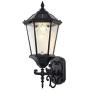 Solar Wall Lantern Outdoor Lamp, Waterproof Dusk to Dawn Soalr Wall Light, LED Wall Mount Light Fixture, 21” Large, Aluminum Housing Plus Glass(Cool + Warm White)