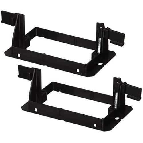 iMBAPrice LV1-2PK Single Gang (1-Gang) Low Voltage Mounting Bracket - Black (Pack of 2)