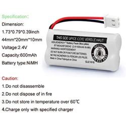 GEILIENERGY Replacement Battery BT166342 / BT266342 BT183342/BT283342 BT166342/BT266342 Compatible for Vtech AT&T Cordless Telephones CS6114 CS6419 CS6719 EL52300 CL80111(Pack of 3)