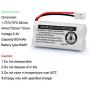 GEILIENERGY Replacement Battery BT166342 / BT266342 BT183342/BT283342 BT166342/BT266342 Compatible for Vtech AT&T Cordless Telephones CS6114 CS6419 CS6719 EL52300 CL80111(Pack of 3)