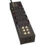 Tripp Lite Isobar 8 Outlet Surge Protector Power Strip, 12ft Cord, Right-Angle Plug & Isobar 10 Outlet Audio/Video Surge Protector Tel/Modem/Coax/Network 8ft Cord Right Angle Plug