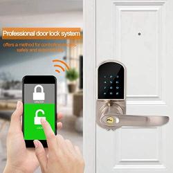 Door Lock, Digital Keypad APP Control Smart Electronic Locks, Home Security Entry Systems for Home Hotel Apartment