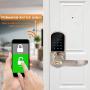 Door Lock, Digital Keypad APP Control Smart Electronic Locks, Home Security Entry Systems for Home Hotel Apartment