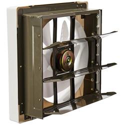 Professional Grade Products 9800397 Professional Grade 12'' 965 CFM Shutter Exhaust Fan for Garage Shed Pole Barn Hydroponic Ventilation