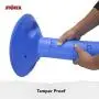 Storex Wiggle Stool, Adjustable Height 12”, 14”, 16”, or 18” for Active Seating in The Classroom, Blue (00301U01C)
