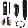 TechKen 2 Sets Wii Remote Controller with Build-in Motion Sensor Plus and 2 Nunchuck