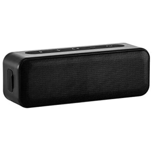 Amazon Basics 15-Watt Bluetooth Stereo Speaker with Water Resistant Design - Black