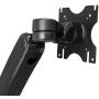 StarTech.com Wall Mount Monitor Arm - Full Motion Articulating - Adjustable - Supports Monitors 12” to 34” - VESA Monitor Wall Mount - Black (ARMPIVWALL)