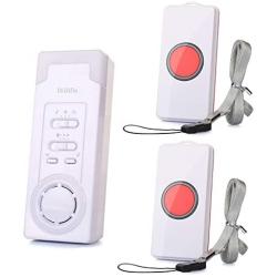 Wireless Caregiver,Caregiver Smart Personal Pager System Emergency Care Alarm Call Button Nurse Alert System -500+ft Operating Range (1 in 2)