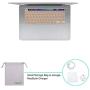 MOSISO Compatible with MacBook Pro 16 inch Case 2020 2019 Release A2141 with Touch Bar Touch ID, Protective Plastic Hard Shell Case & Keyboard Cover & Screen Protector & Storage Bag, Gold
