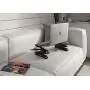 Laptop Table Stand Adjustable Riser: Portable with Mouse Pad Fully Ergonomic Mount Ultrabook MacBook Gaming Notebook Light Weight Aluminum Black Bed Tray Desk Book Fans Up to 17 inch