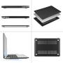 MOSISO Compatible with MacBook Pro 13 inch Case 2016-2020 Release A2338 M1 A2289 A2251 A2159 A1989 A1706 A1708, Plastic Hard Shell Case&Keyboard Cover Skin&Screen Protector&Storage Bag, Black