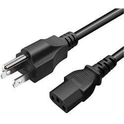 Amplifier Power Cord Cable Replacement - [UL Listed] 6FT Extension Compatible Musical Peavey Vox Guitar Amp PC AC Amplifiers, ION iPA76C iPA76A iPA77 iPA76S IPA23 3 Prong 18AWG Power Cord Cable Supply