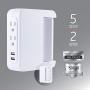 GE Surge Protector Tap Computer Surge Protector (39429) White