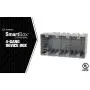 Madison Electric Products MSB4G Four Gang Device Box with Depth Adjustable, Heavy Duty 42lb