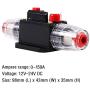 YMHTD 150A Reset Fuse 20-150AMP Inline Circuit Breaker Reset Fuse Holder for Car Audio Marine Boat Inverter Replace Fuses 12V-24V DC Breaker Switch Overload Protection Fuse