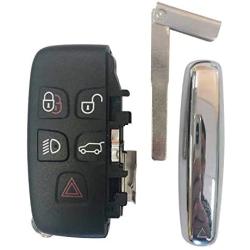 NEW Replacement for Land Rover 2012-2017 Range Rover Evoque Sport Remote Key Fob 5 Btn 315MHz FCCID:KOBJTF10A,by AUTOKEYMAX (PAIR)
