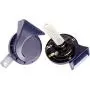 FARBIN Horn 12V Car Horns Loud Dual-Tone Waterproof Auto Horn Electric Snail Horn Kit Universal for Any 12V Vehicles (Blue horn, 12v)