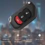 VOFONO 2+1 Buttons Flip Keyless Entry Remote Key Fob Compatible with Jeep Wrangler 2018-2020, Gladiator 2019-2020| Replacement for OHT1130261 68416782AA