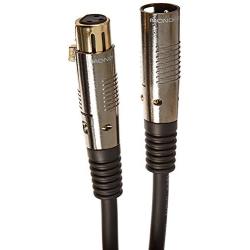 Monoprice 104752 Premier Series XLR Male to XLR Female - 10Ft - Black - Gold Plated | 16AWG Copper Wire conductors [Microphone & Interconnect]