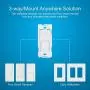 Lutron Caseta Wireless Wallplate Bracket for Pico Remote, PICO-WBX-ADAPT, Translucent