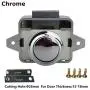 Encell Set of 5 Push Button Latch Cupboard for RV Camper Motor Home Caravan