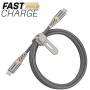 OtterBox Performance Plus Fast Charge Cable USB-C to USB-C  3.3FT - Silver (78-80256)