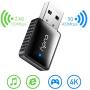 Cudy WU600 AC 600Mbps USB WiFi Adapter for PC, 5GHz / 2.4GHz WiFi Dongle, WiFi USB, USB Wireless Adapter for Desktop / Laptop - Mini Size, Auto Installation, Compatible with Windows XP/7/8/8.1/10