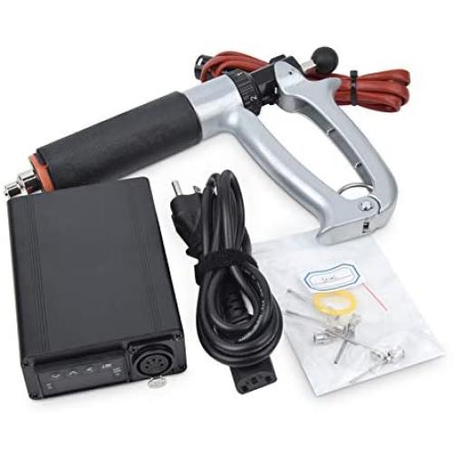 Cartridge filling machine handheld portable semi auto automatic heated 510 hemp thick liquid 1ml 2ml 3ml 4ml 5ml cart injection cartridge filler gun capacity 50ml with two tubes