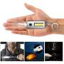 Mini Flashlight Keychain LED Torch USB Rechargeable | 150LM 1W Spotlight 350LM 3W Area Source Flashlight Pocket Torch | Inbuilt Magnet Smart Lighting Device IPX5 Waterproof