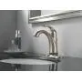 Delta Faucet Lahara Single Hole Bathroom Faucet Brushed Nickel, Touchless Bathroom Faucet, Diamond Seal Technology, Drain Assembly, Stainless 538T-SS-DST, 5.50 x 2.44 x 5.50 inches